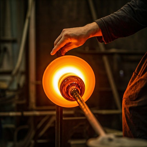 Artisan glass blowing custom manufacturing